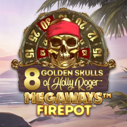8 Golden Skulls of Holly Roger MEGAWAYS™