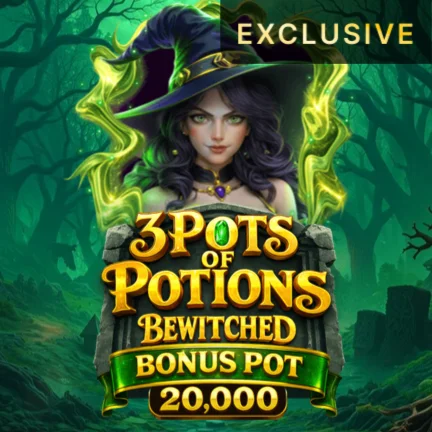 3 Pots of Potions Betwitched Bonus Pot 20,000