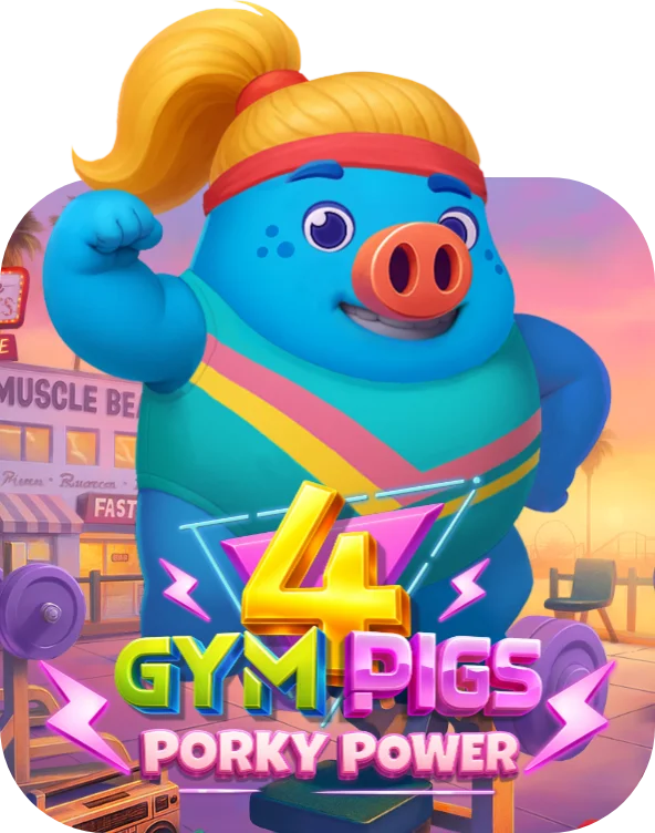 4 Gym Pigs - Porky Power