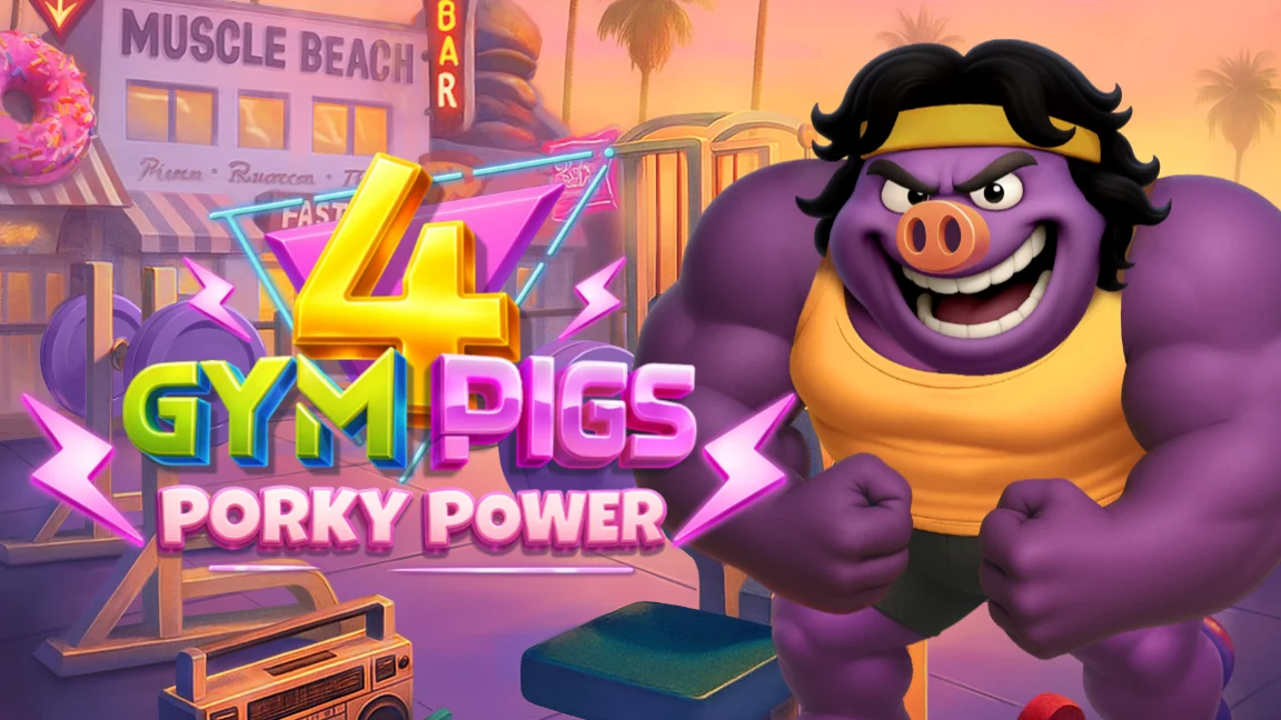 4 Gym Pigs - Porky Power